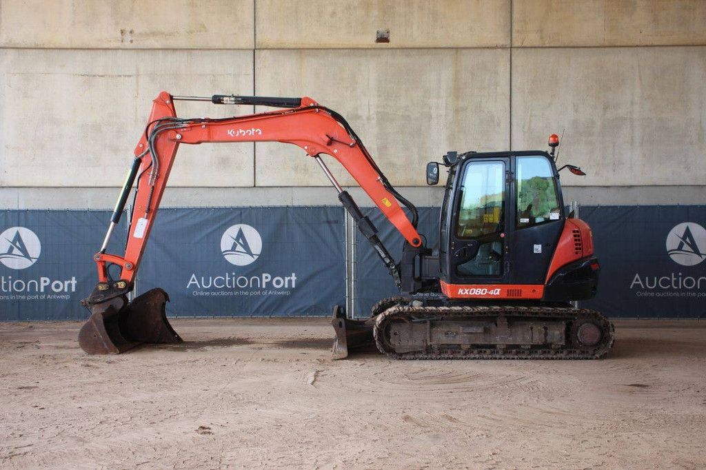 Raupenbagger Kubota KX080-4a Diesel 2016