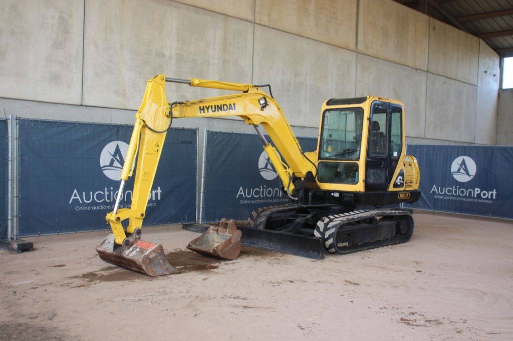 Hyundai 55-7 Diesel Crawler Excavator 2008
