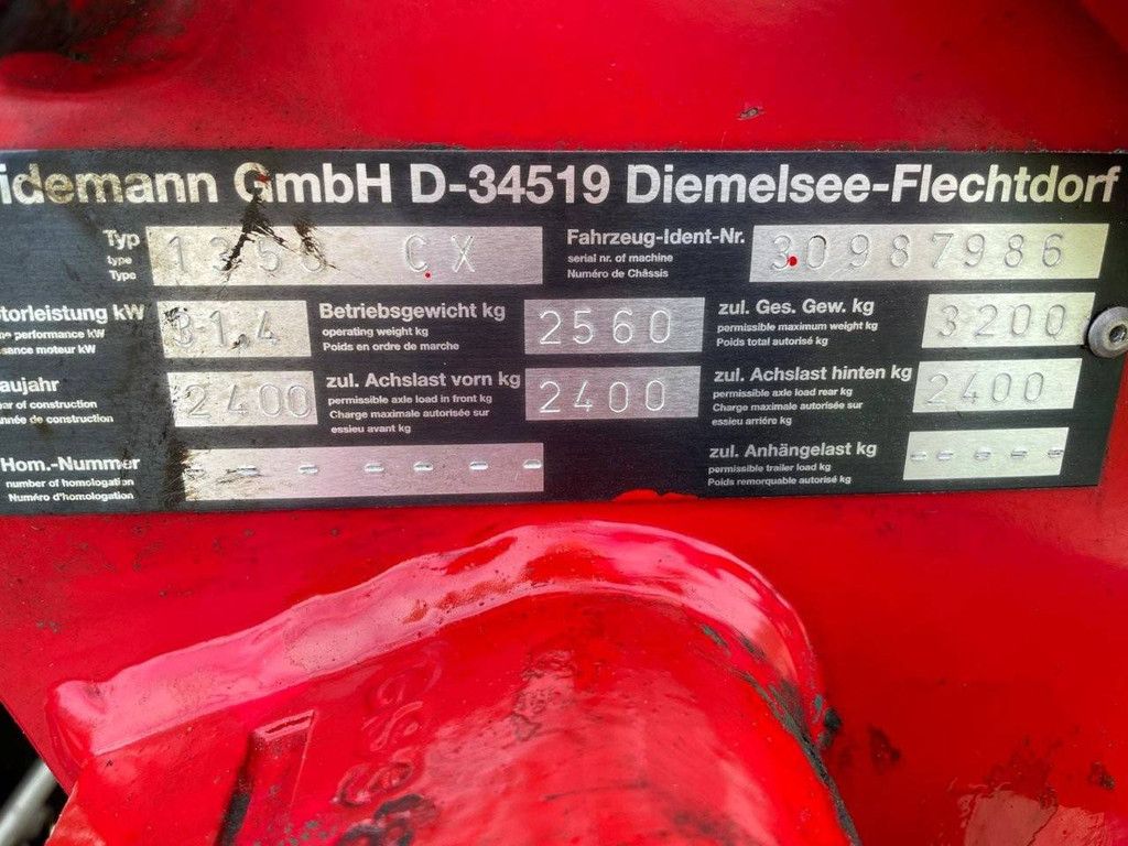 Articulated loader Weidemann 1350CX Diesel 2024