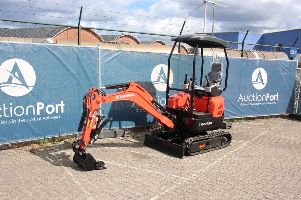 Minibagger Cartiwell CW-16PRO Diesel 7kW 2025 Neu