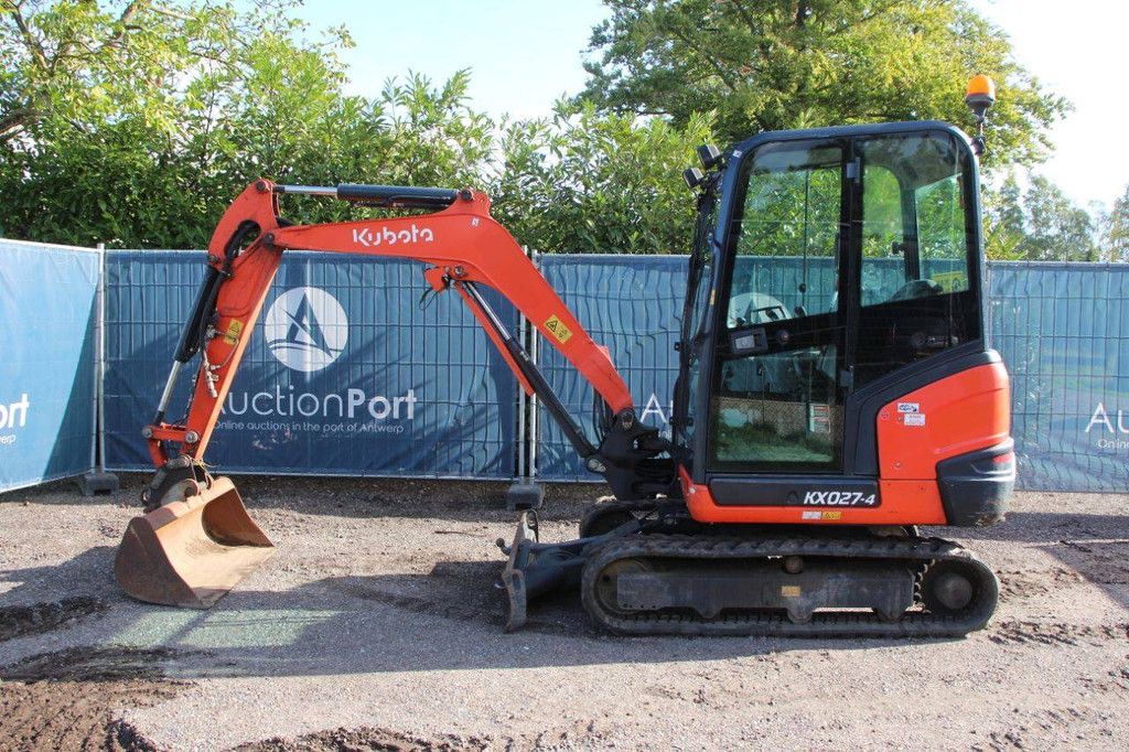Rupsgraafmachine Kubota KX027-4 Diesel 17.5kW 2018