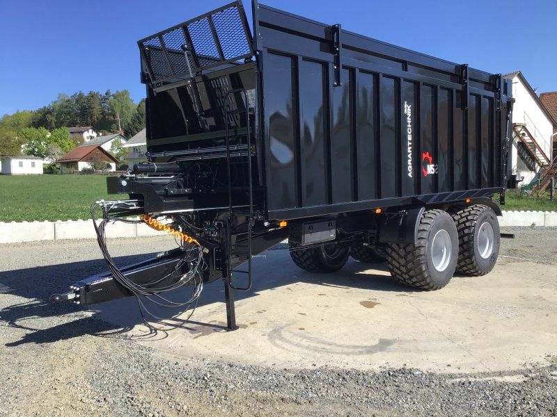 Kobzarenko TZP-35 24t 45m³ Deichselfederung Lenkachse