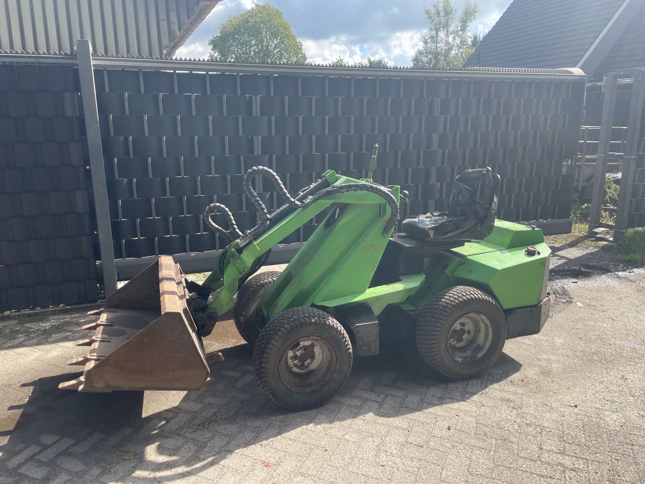 Mini shovel avant knikmops giant schaffer weidemann