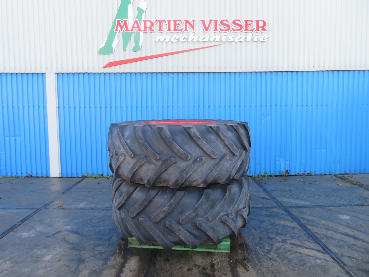 Michelin 650/75R38 op 10 gaats Fendt velgen
