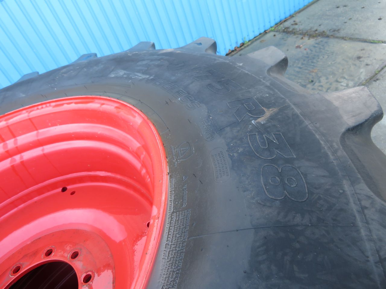 Michelin 650/75R38 op 10 gaats Fendt velgen