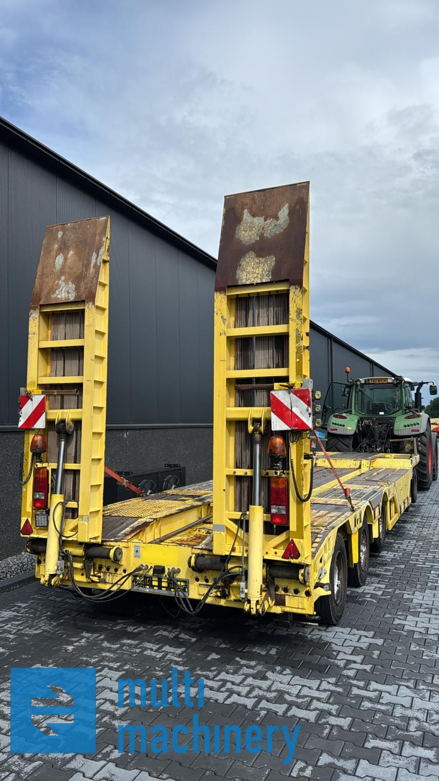 5-asser dieplader met wielkuipen