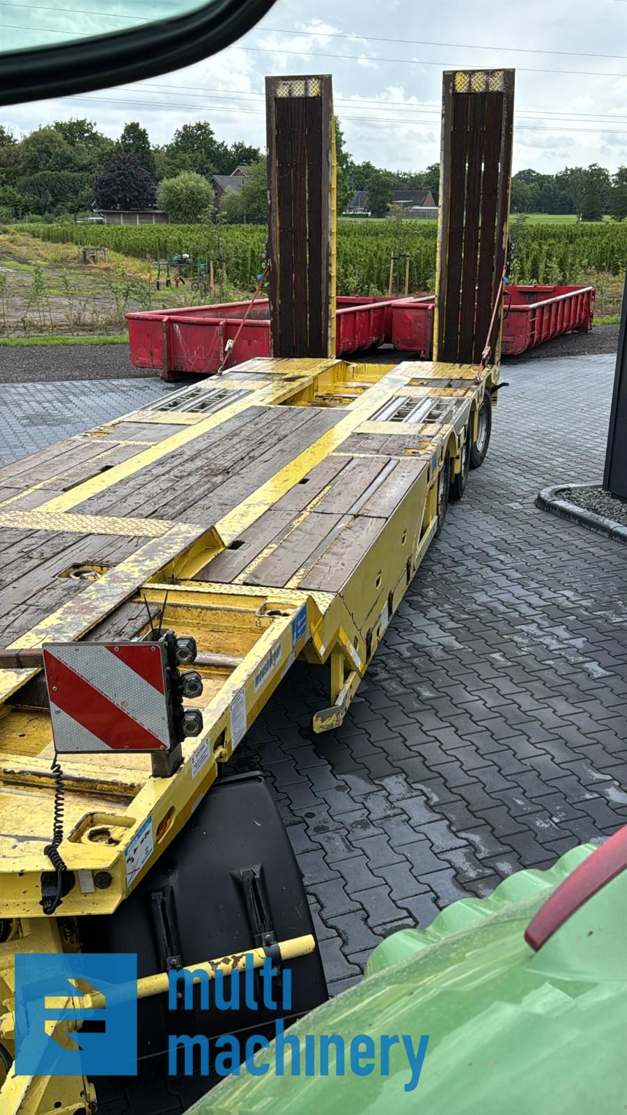 5-asser dieplader met wielkuipen