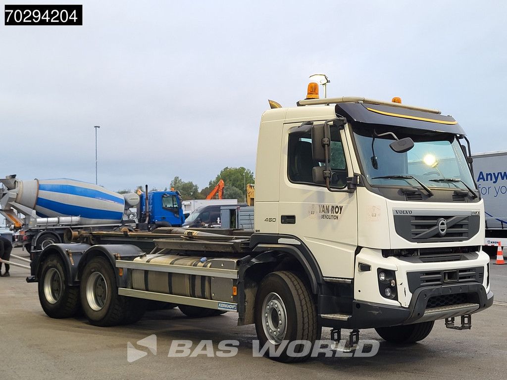 Volvo FMX 450 6X4 Full Steel AJK 20t Hooklift Big-Axle Euro 5