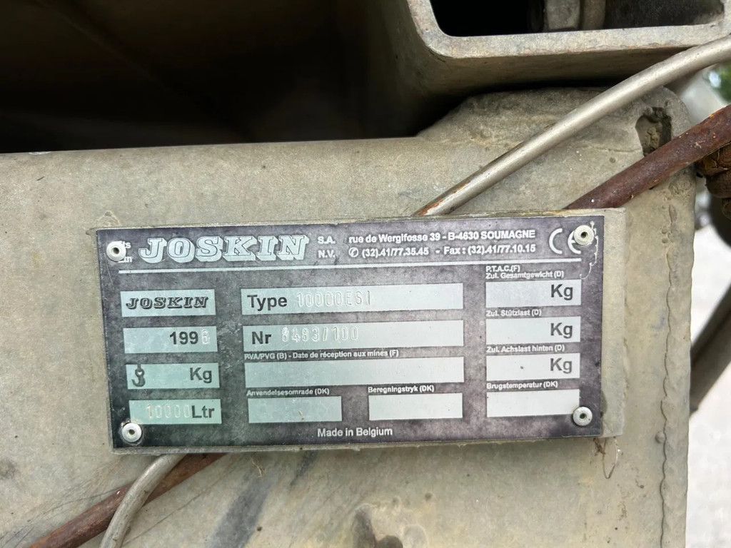 Joskin Cobra 10 m3 10000 ESI giertank Vacuumtank