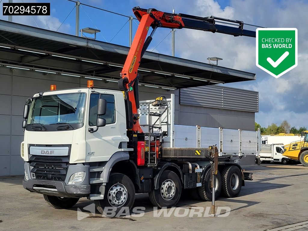 DAF CF 460 8X4 Palfinger PK18002 EH Tipper Full Steel Manual Retarder Big-Axle