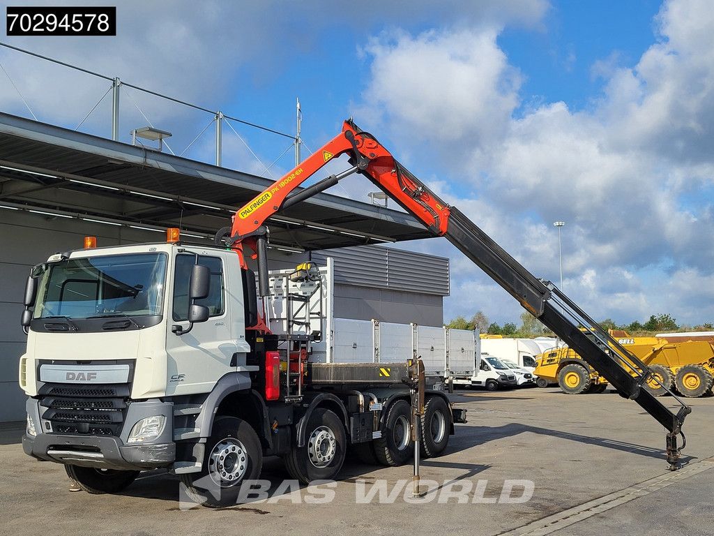 DAF CF 460 8X4 Palfinger PK18002 EH Tipper Full Steel Manual Retarder Big-Axle