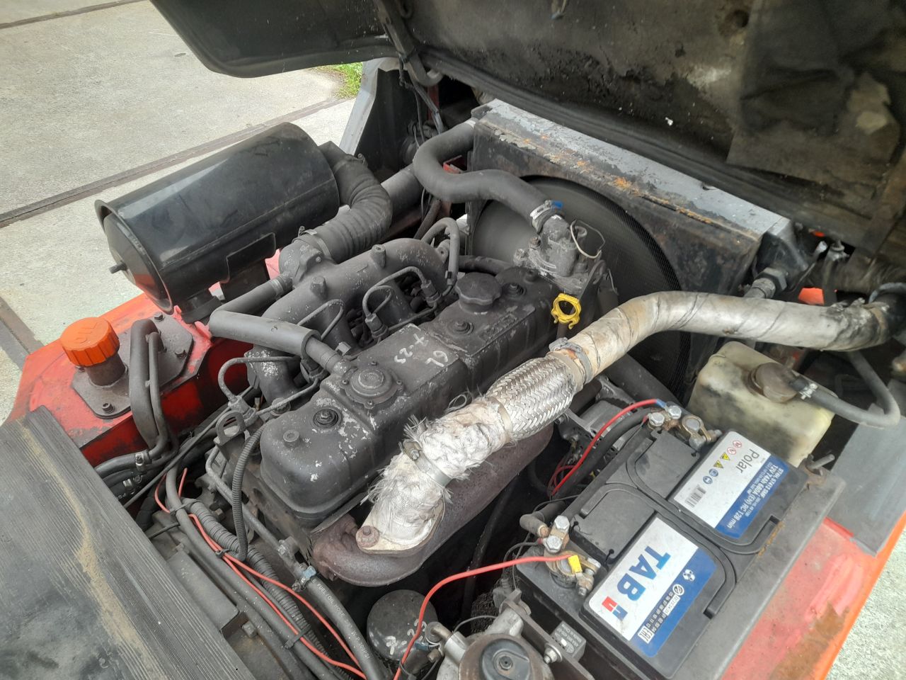Manitou CD20P Diesel heftruck triplo mast met side shift