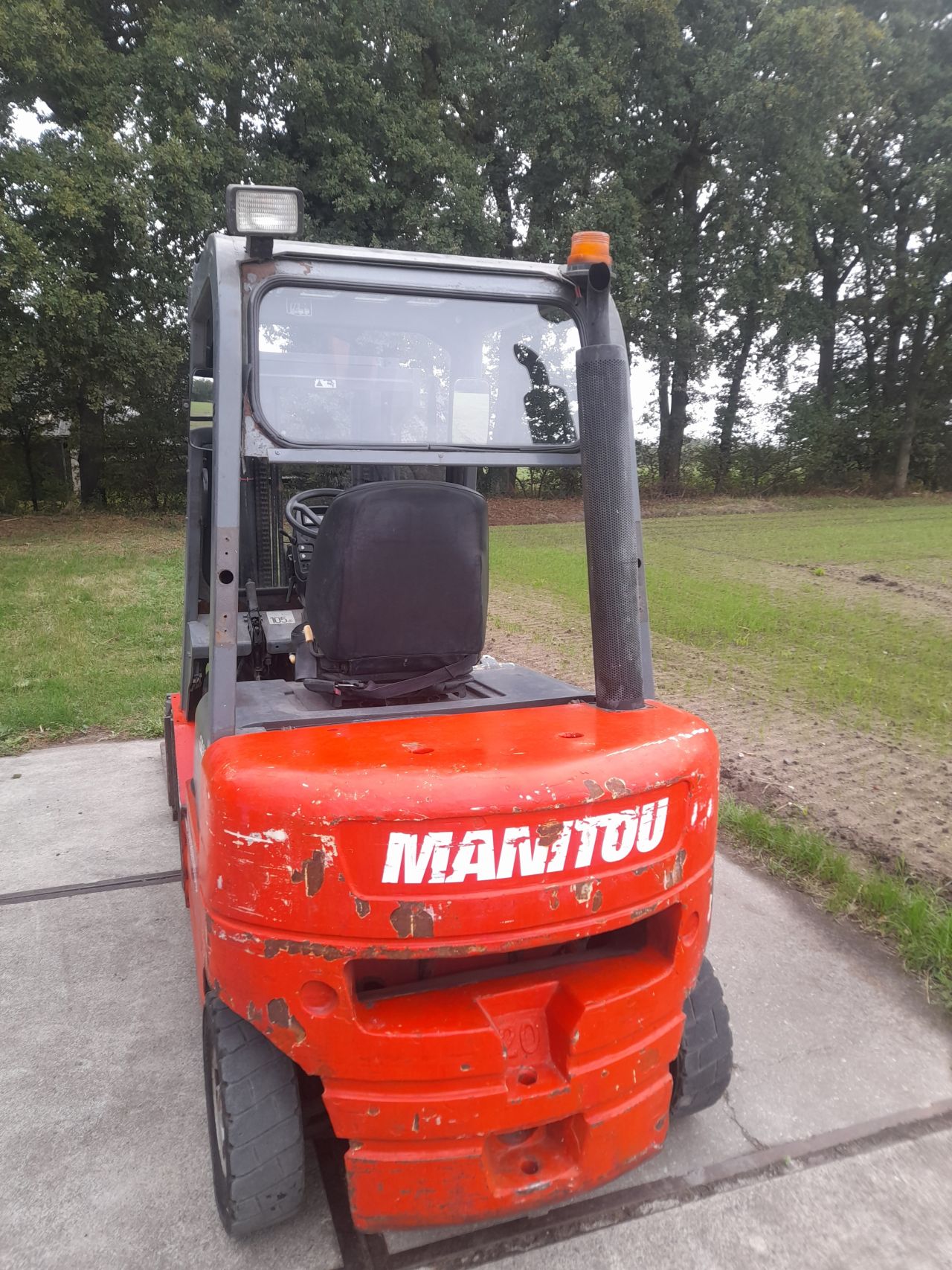 Manitou CD20P Diesel heftruck triplo mast met side shift
