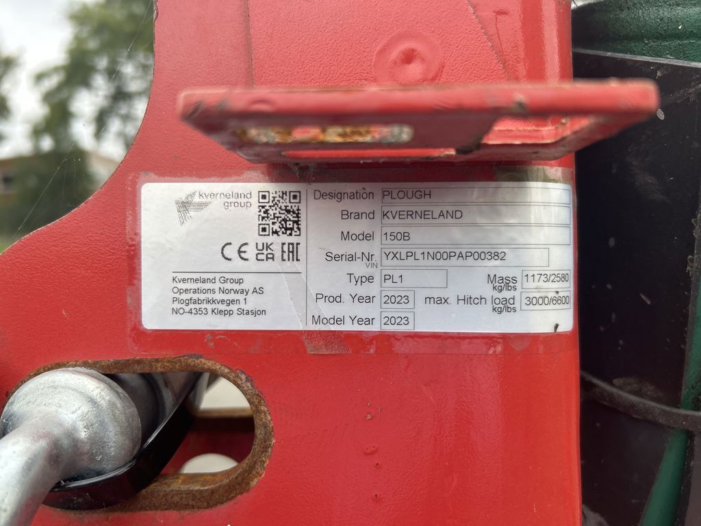 Kverneland Kverneland ploeg 150B variomat