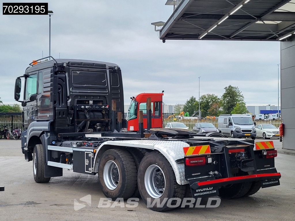 MAN TGS TGS 33.510 6X6 20t AJK hooklift with 5th wheel Wechselsystem Retarder Automatic Euro 6