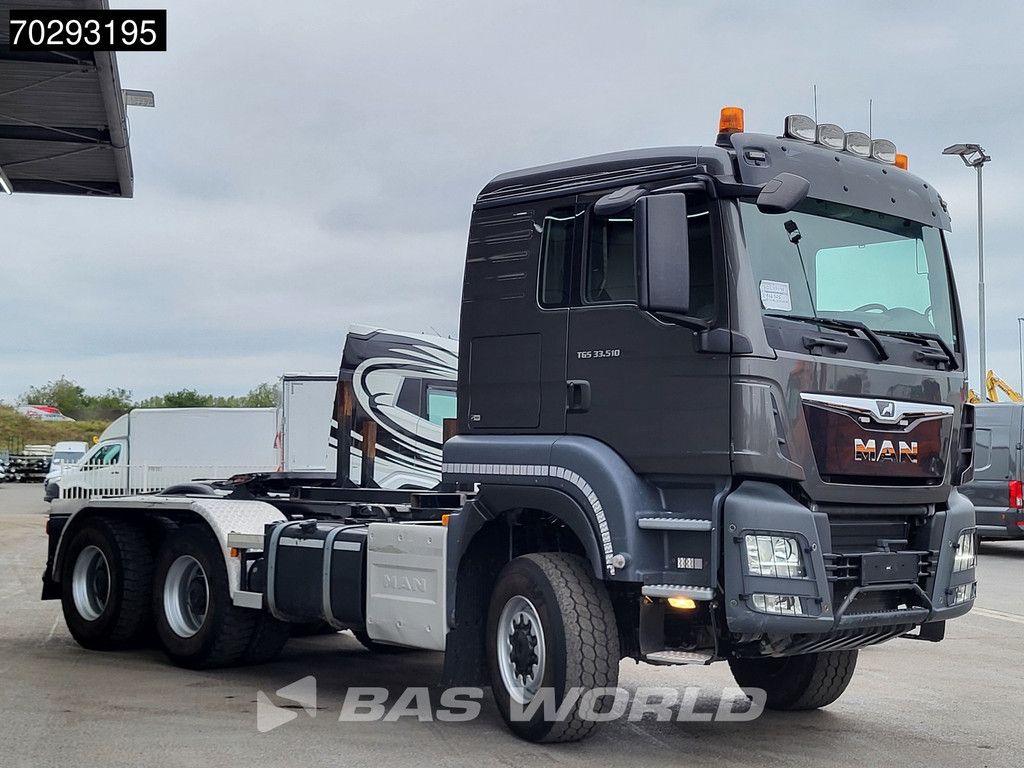 MAN TGS TGS 33.510 6X6 20t AJK hooklift with 5th wheel Wechselsystem Retarder Automatic Euro 6