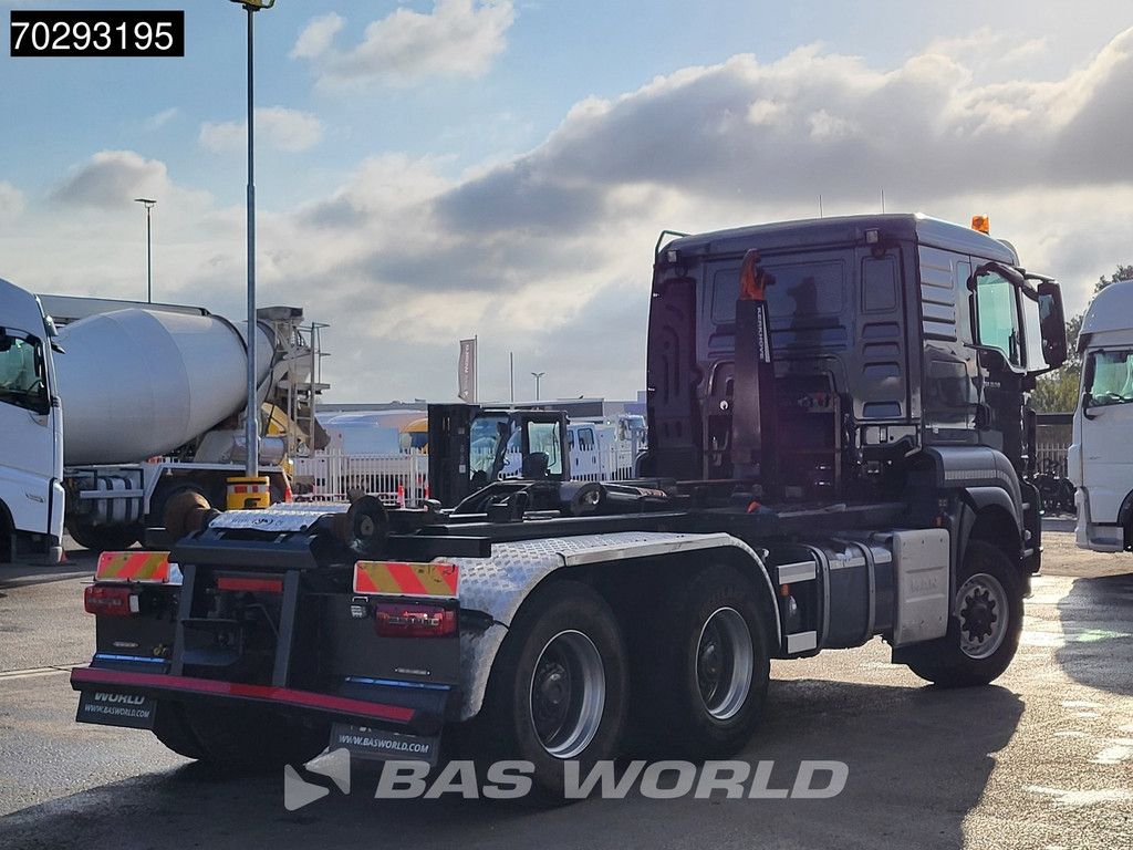 MAN TGS TGS 33.510 6X6 20t AJK hooklift with 5th wheel Wechselsystem Retarder Automatic Euro 6