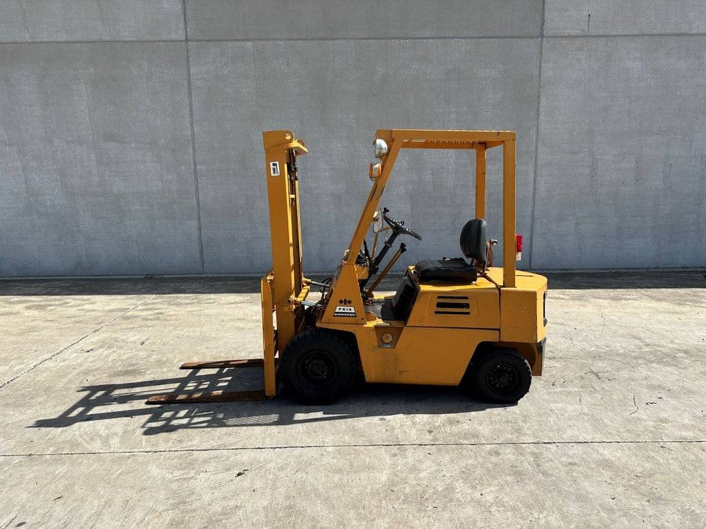 Forklift Komatsu FG15-12 Petrol 1500kg 3.3m 1984
