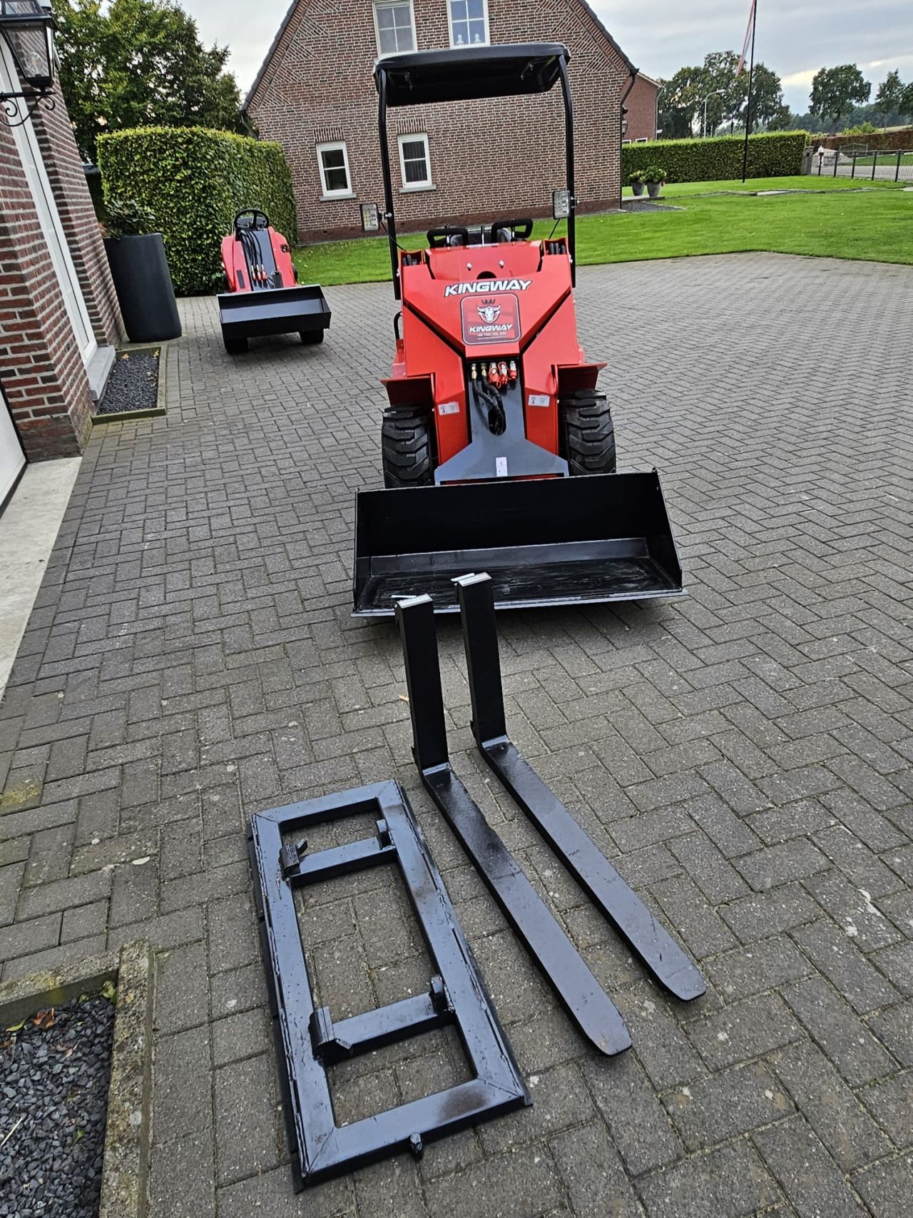 Wiellader mini-shovel Kingway H130 PRO - 3 JAAR garantie