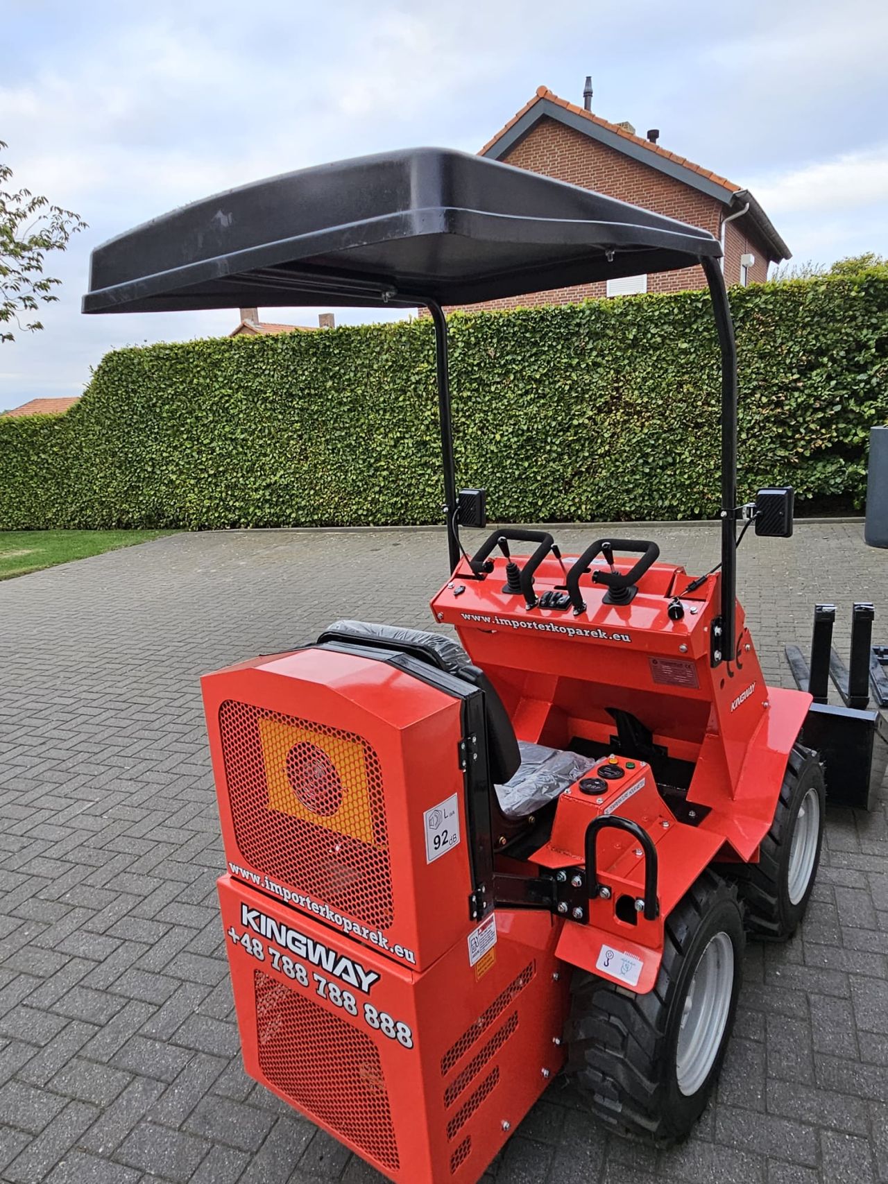 Wiellader mini-shovel Kingway H130 PRO - 3 JAAR garantie
