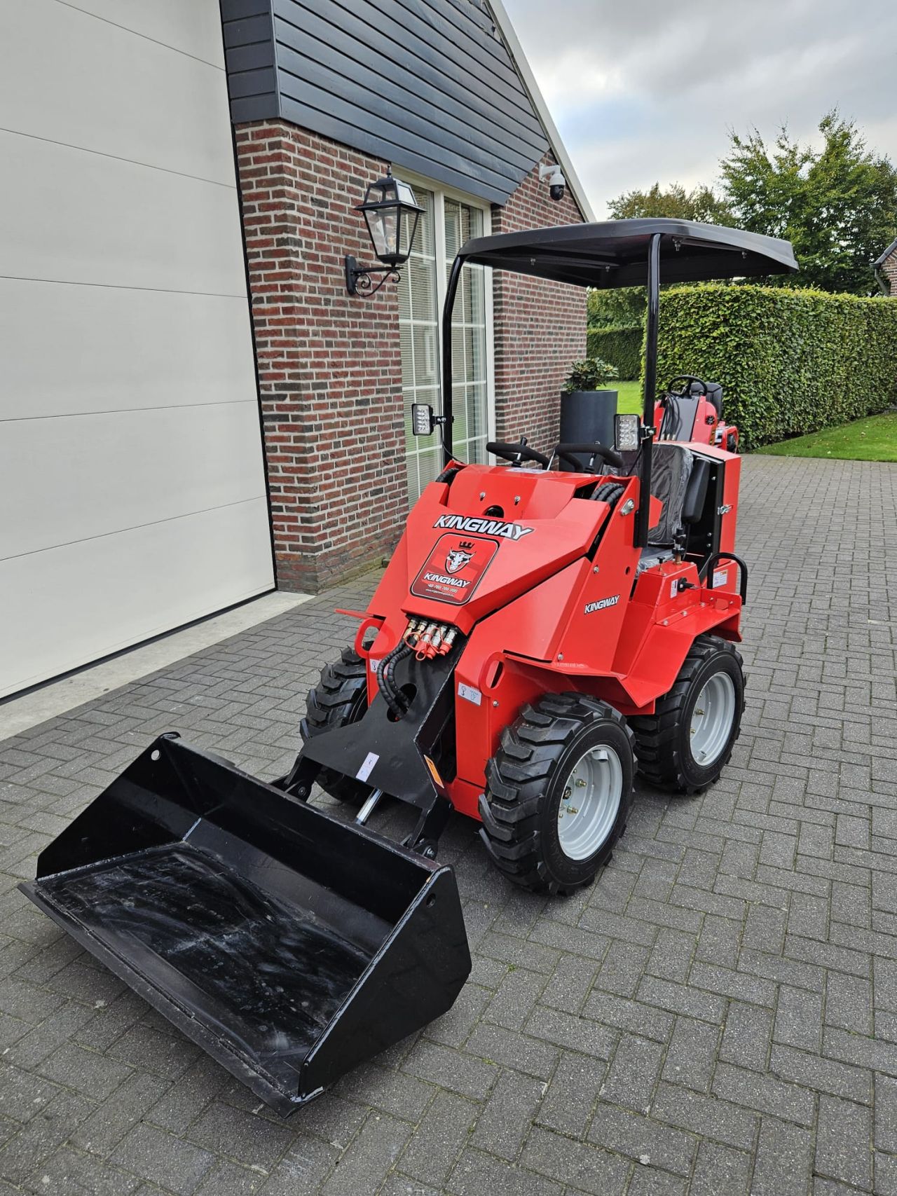 Wiellader mini-shovel Kingway H130 PRO - 3 JAAR garantie