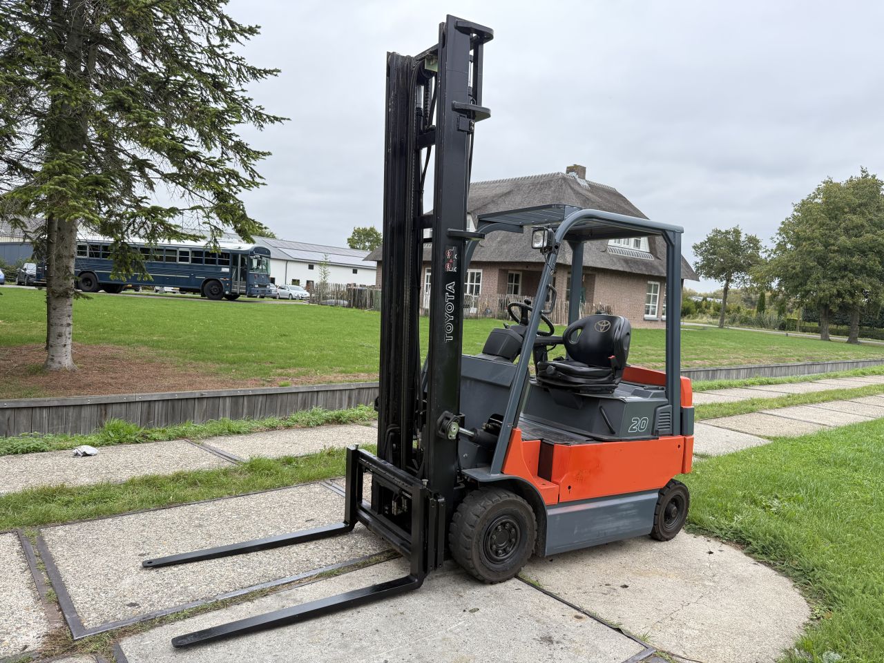 Toyota 2000KG elektrische heftruck Sideshift 5m hefhoogte