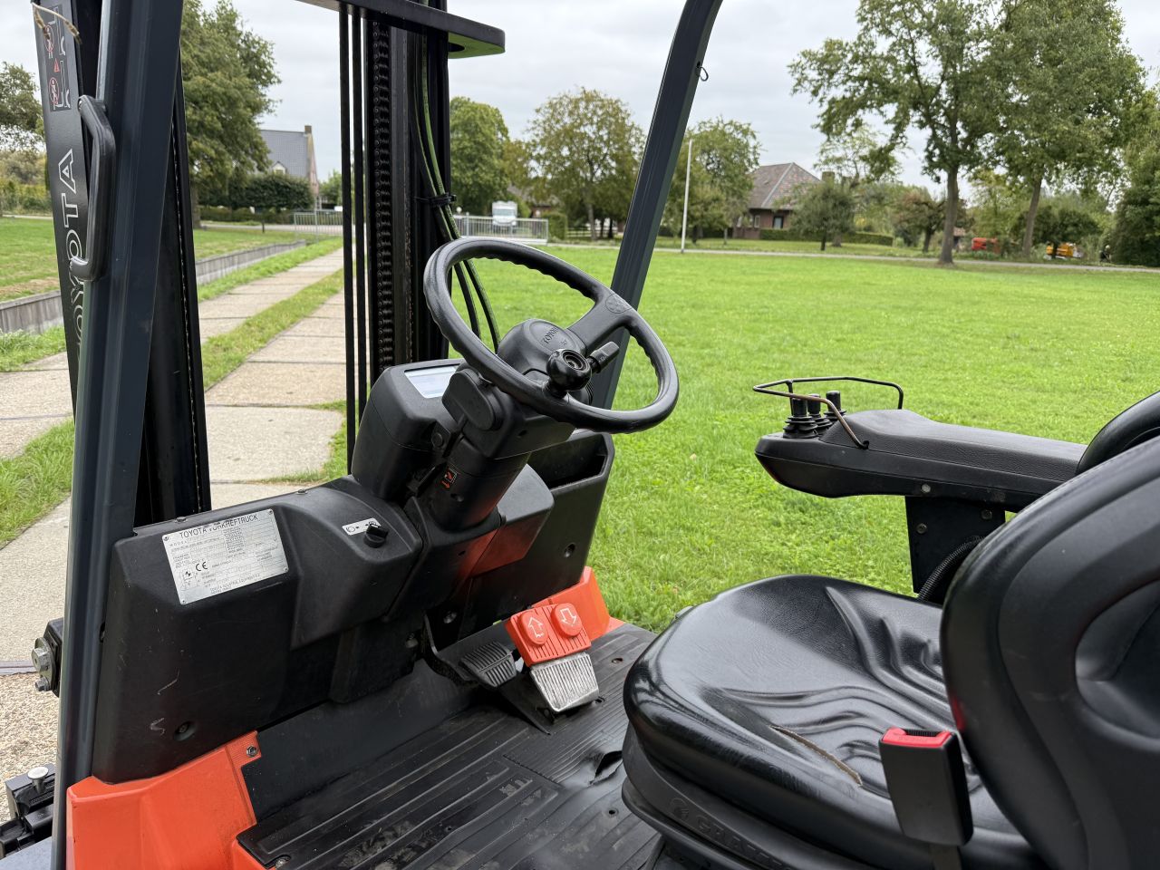 Toyota 2000KG elektrische heftruck Sideshift 5m hefhoogte
