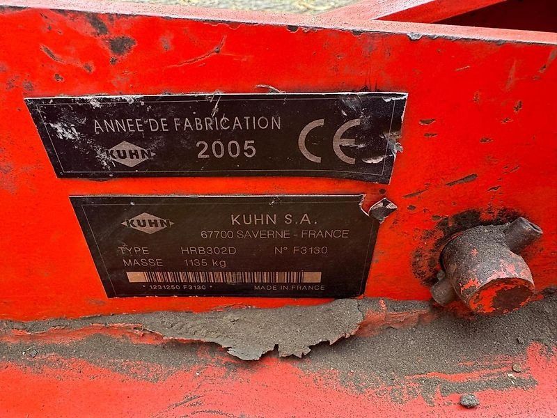 Kuhn HRB 302 D mit Integra G2