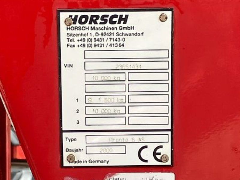 Horsch Pronto 6 AS *mit Saatflusskontrolle*