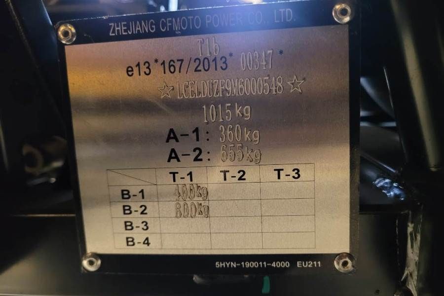 CFMoto UFORCE600 Valid Inspection, *Guarantee! Dutch Regi