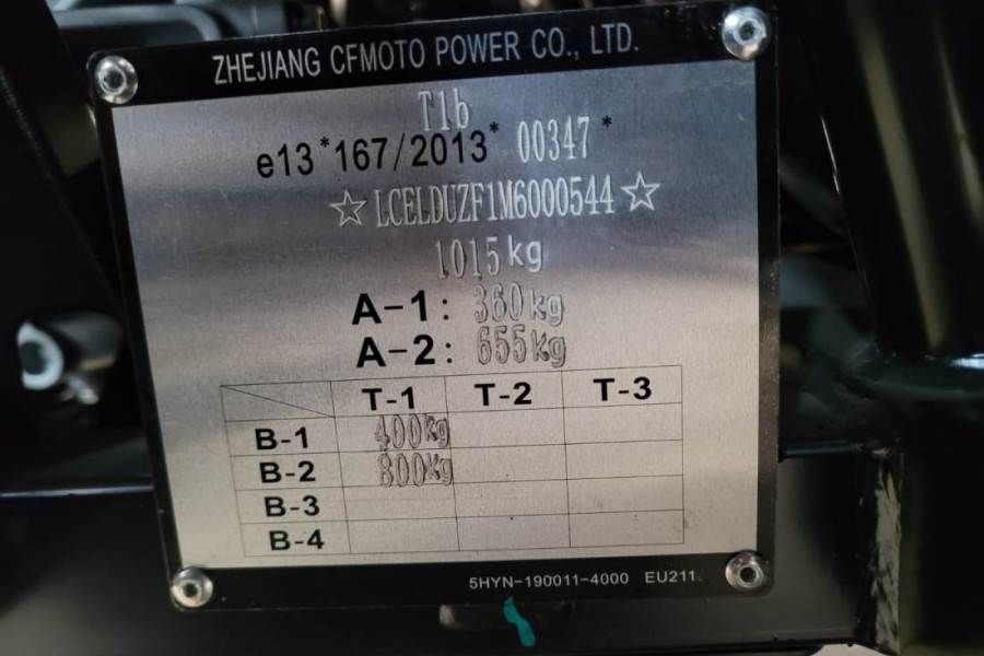 CFMoto UFORCE600 Valid Inspection, *Guarantee! Dutch Regi