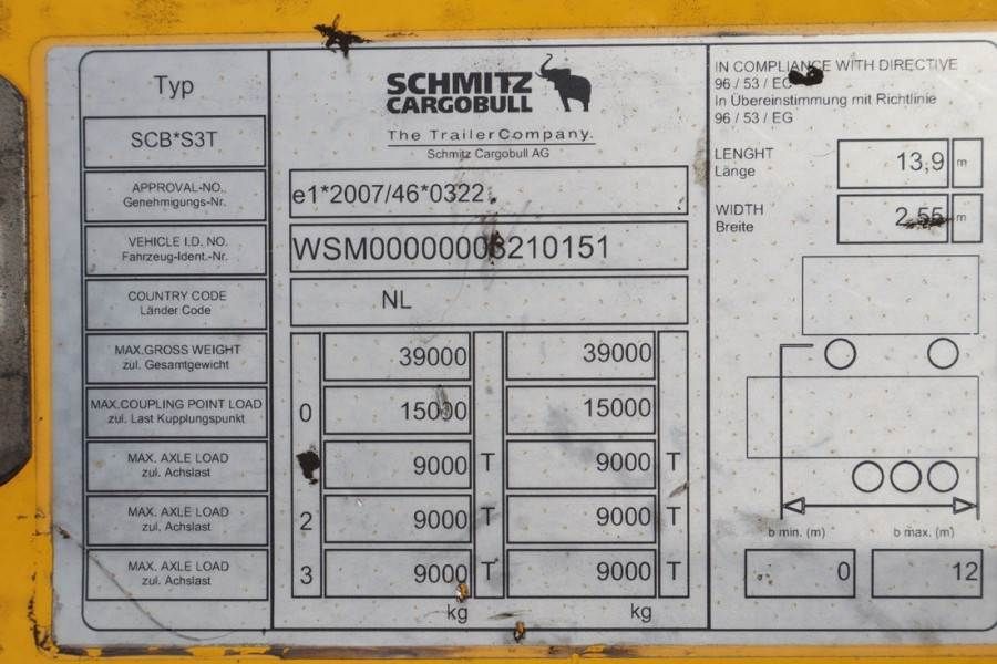 Schmitz Cargobull SCB3ST CoC Documents, TuV Loading Certif
