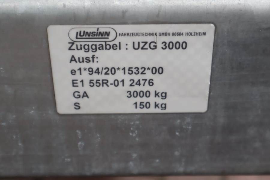 Unsinn LK 2642-14-1750 Dutch vehicle registration, Valid
