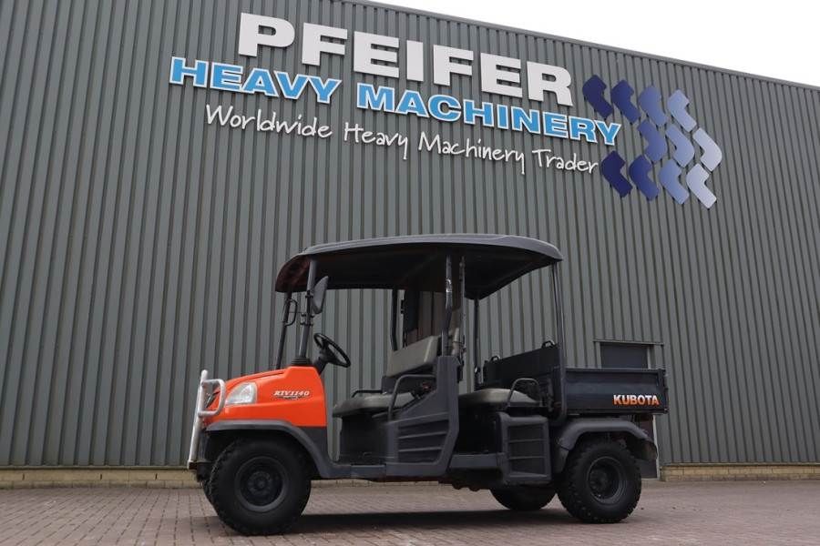 Kubota RTV1140CPX 4x4 Dutch Registration, Diesel, 4x4 Dri