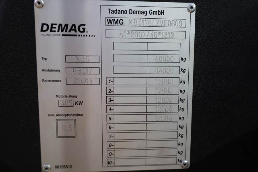 Demag AC220-5 Dutch Registration, 10x6x10, 220t Capacity