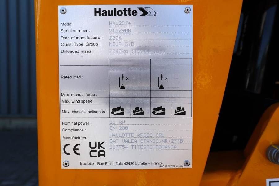 Haulotte HA12CJ+ Valid inspection, *Guarantee! Electric, 12