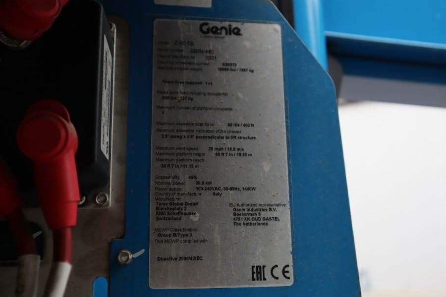 Genie Z60/37FE Valid Inspection, *Guarantee! Hybrid, 4x4