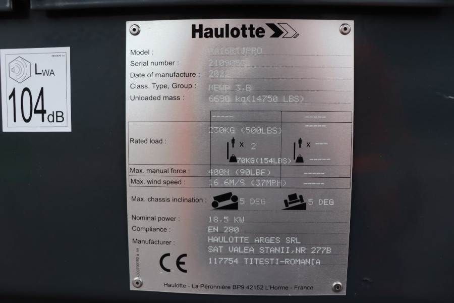 Haulotte HA16RTJ Pro