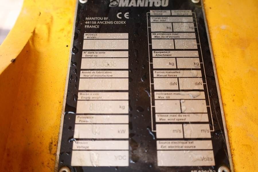 Manitou 180ATJ Diesel, 4x4x4 Drive, 18.2m Working Height,