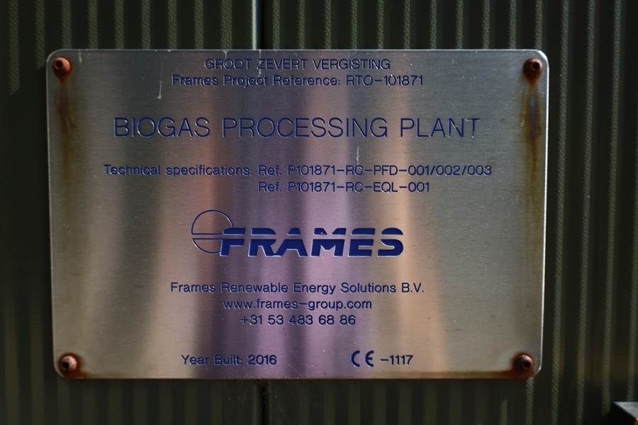 FRAMES Biogas Processing Plant Complete Biogas Pro