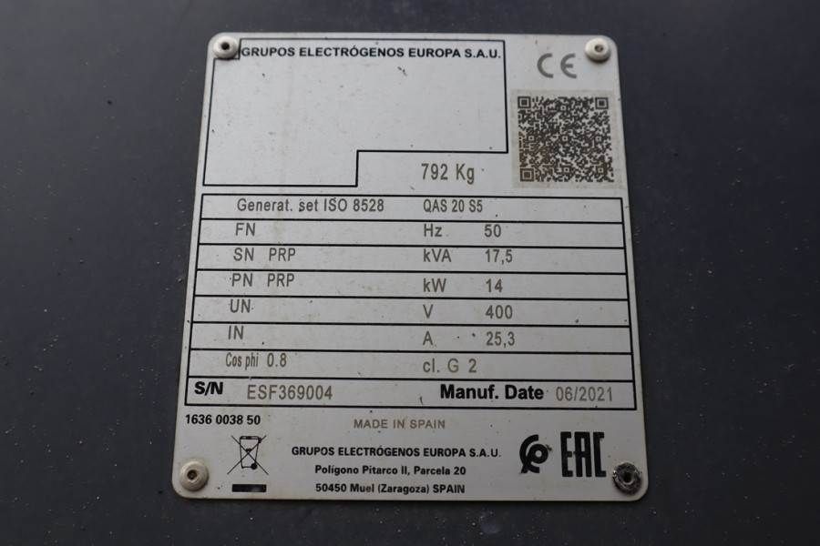 Atlas Copco QAS 20 S5 Valid Inspection, *Guarantee! Diesel, 17