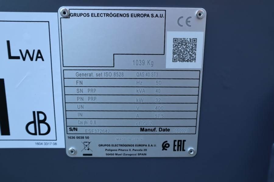 Atlas Copco QAS 40 ST3 Valid inspection, *Guarantee! Diesel, 4