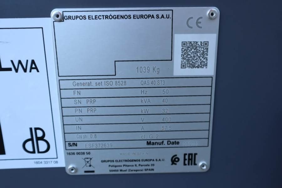 Atlas Copco QAS 40 ST3 Valid inspection, *Guarantee! Diesel, 4