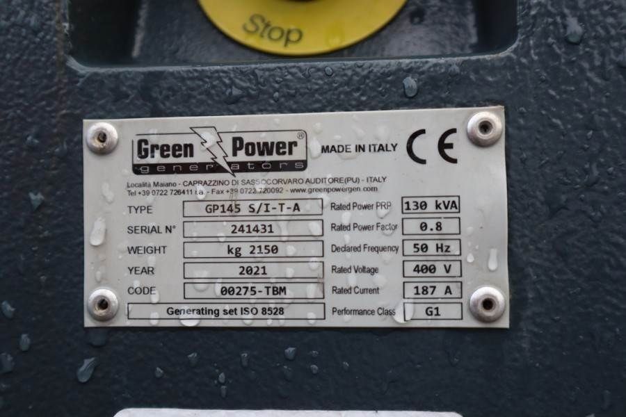 Green Power GP 145 S/I-T-A Diesel, Three-phase power 143 KVA,