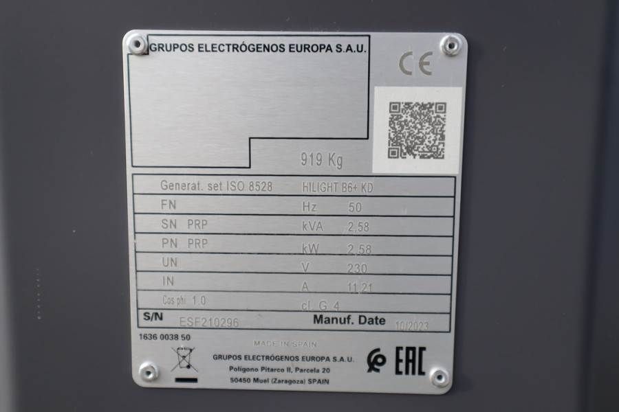 Atlas Copco Hilight B6+ KD Valid inspection, *Guarantee! Max B