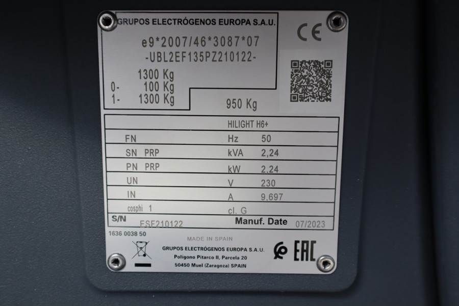 Atlas Copco Hilight H6+ Valid inspection, *Guarantee! Max Boom