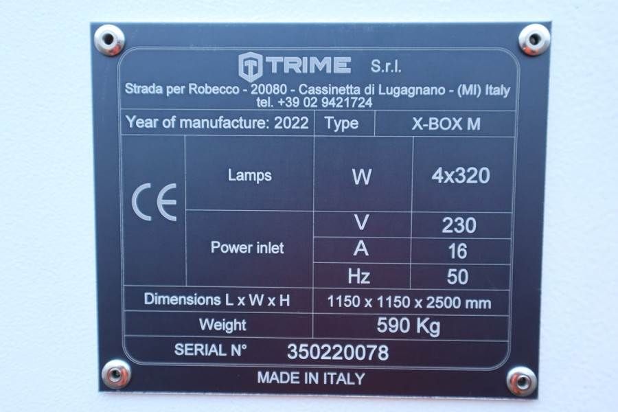 Trime X-BOX M 4x 320W Valid inspection, *Guarantee