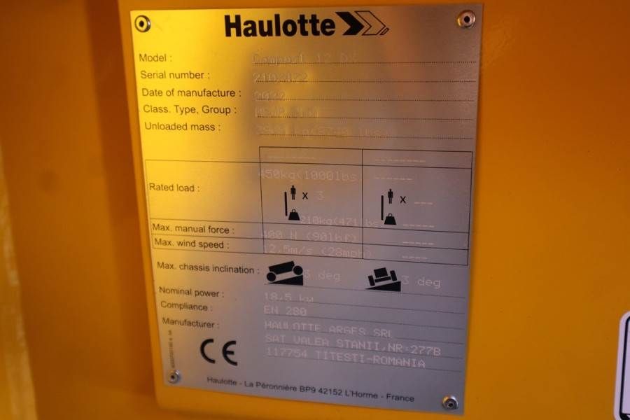 Haulotte Compact 12DX Valid Inspection, *Guarantee! Diesel,
