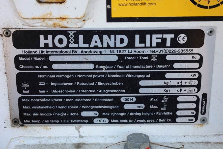 Holland Lift Ecostar HL-11812 Electric, 14m Working Height, 300