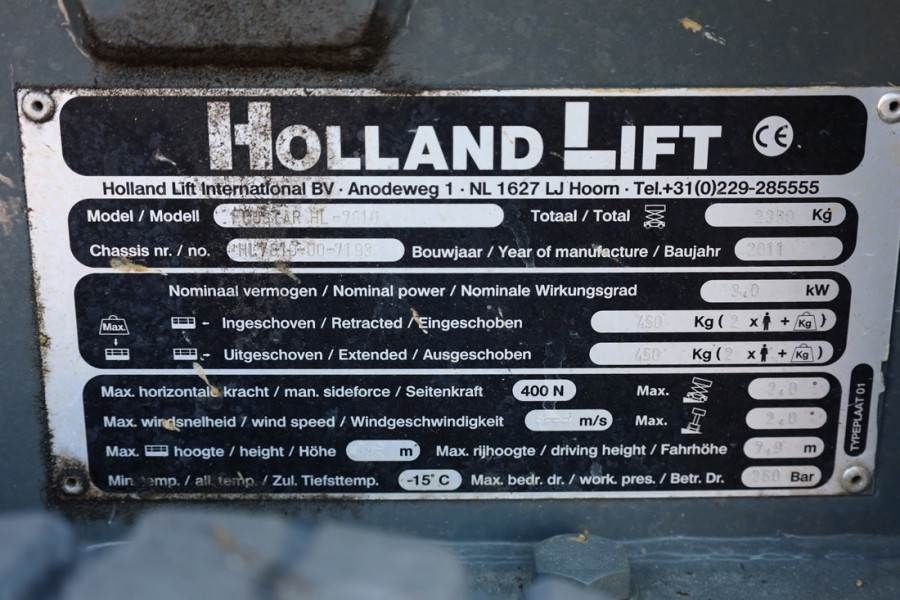 Holland Lift Ecostar HL-7810 Electric, 10m Working Height, 450k